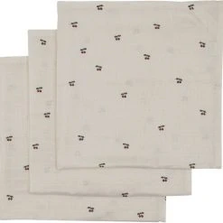 Konges Sløjd 3 PACK MUSLIN CLOTH CHERRY 8 Konges Sløjd 3 PACK MUSLIN CLOTH CHERRY -Ergobaby store unnamed file 3312