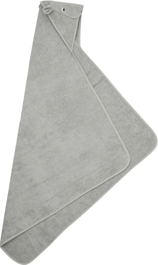 Liewood Augusta Hooded Towel Hippo Dove Blue 4 Liewood Augusta Hooded Towel Hippo Dove Blue - Billede 2