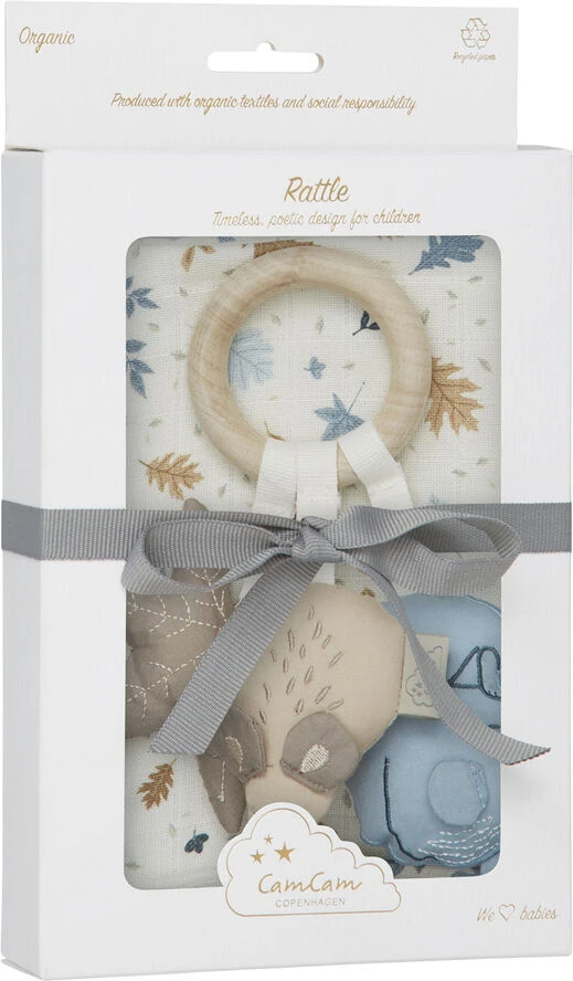 Cam Cam Copenhagen Gift Box W/ Muslin Cloth And Activity Ring - OCS Forest Forest 3 Cam Cam Copenhagen Gift Box W/ Muslin Cloth And Activity Ring - OCS Forest Forest