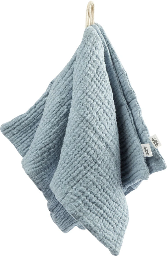 Sebra Vaskeklude, 3 Stk., Powder Blue 3 Sebra Vaskeklude, 3 Stk., Powder Blue