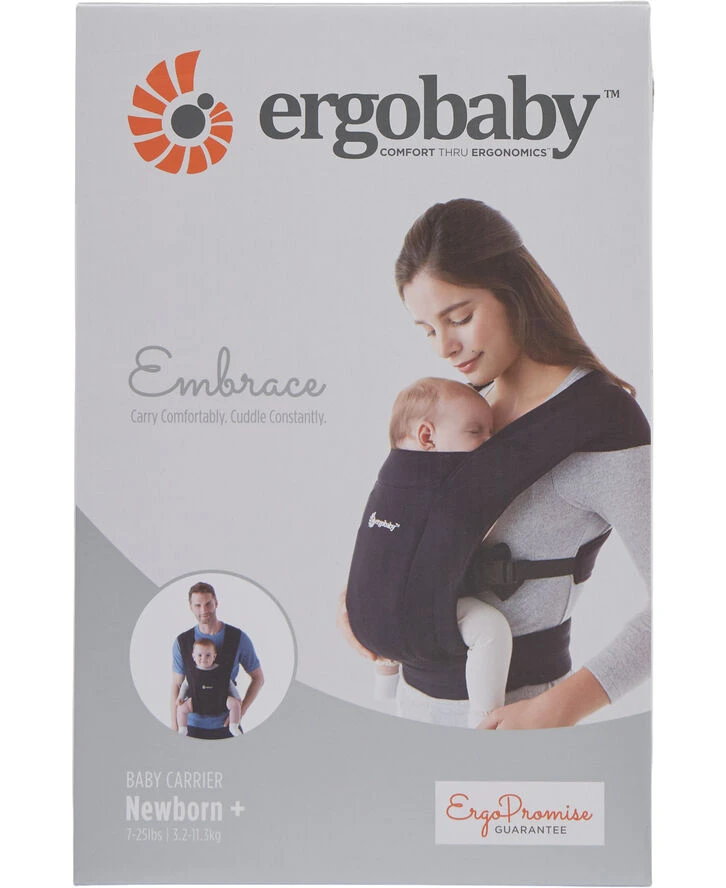 Ergobaby Embrace Pure Black 4 Ergobaby Embrace Pure Black - Billede 2