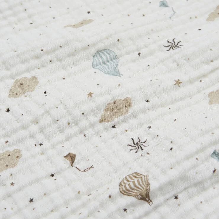 Cam Cam Copenhagen Muslin Baby Blanket - GOTS Dreamland Dreamland 4 Cam Cam Copenhagen Muslin Baby Blanket - GOTS Dreamland Dreamland - Billede 2