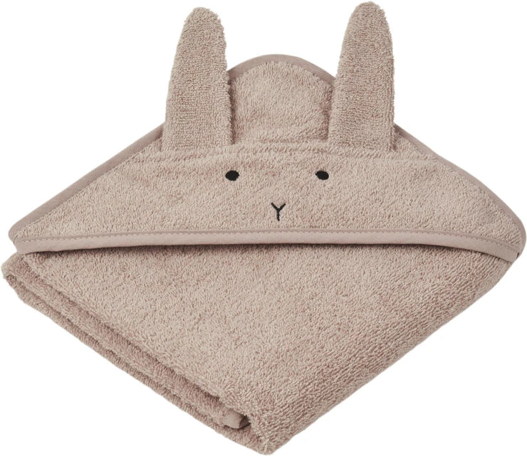 Liewood Albert Hooded Towel Lyserød 3 Liewood Albert Hooded Towel Lyserød