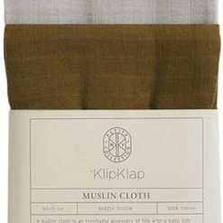 By KlipKlap Stofbleer Golden Brown/Stone Grey/Dusty Olive