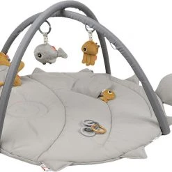 Done By Deer Aktivitets Legetæppe Sea Friends Grå Grå