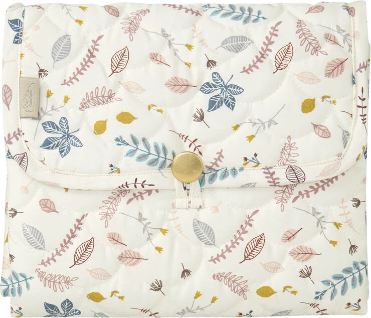 Cam Cam Copenhagen CHANGING MAT - QUILTED Pressed Leaves Rose 5 Cam Cam Copenhagen CHANGING MAT - QUILTED Pressed Leaves Rose - Billede 3