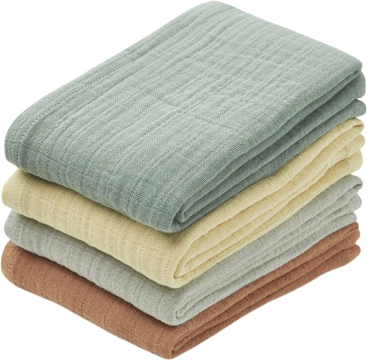 Liewood Leon Muslin Cloth - 4 Pack Peppermint Multi Mix 3 Liewood Leon Muslin Cloth - 4 Pack Peppermint Multi Mix