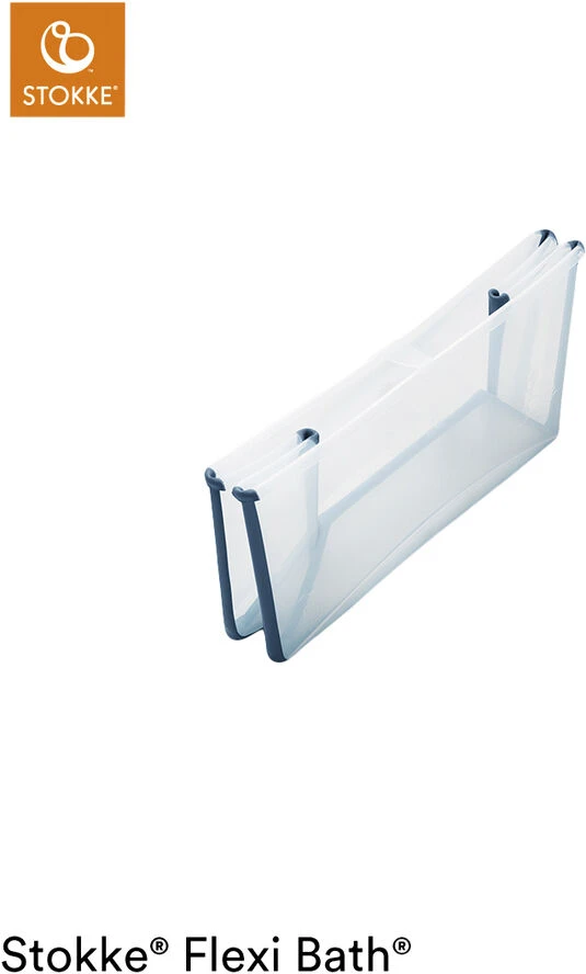 Stokke Flexi Bath Transparent Blue 6 Stokke Flexi Bath Transparent Blue - Billede 4