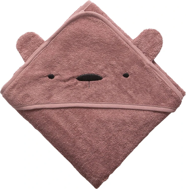 Sebra Hættehåndklæde, Milo, Blossom Pink 3 Sebra Hættehåndklæde, Milo, Blossom Pink