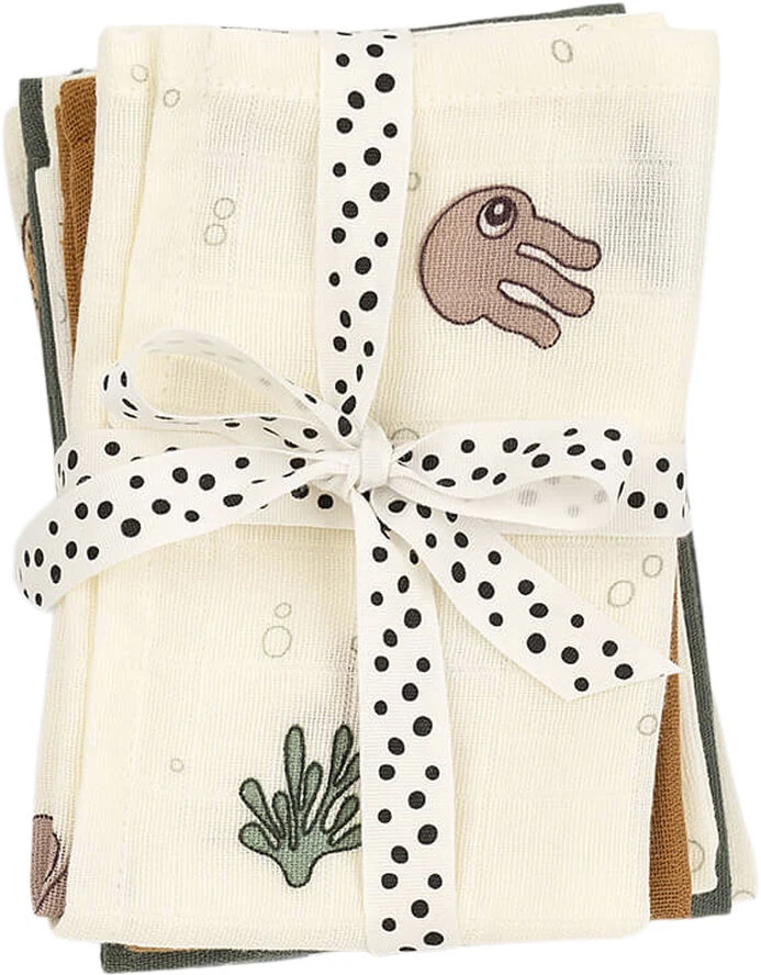 Done By Deer Vaskeklud 5 Stk GOTS Sea Friends Farve Mix Farve Mix 3 Done By Deer Vaskeklud 5 Stk GOTS Sea Friends Farve Mix Farve Mix