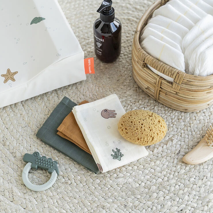 Done By Deer Vaskeklud 5 Stk GOTS Sea Friends Farve Mix Farve Mix 5 Done By Deer Vaskeklud 5 Stk GOTS Sea Friends Farve Mix Farve Mix - Billede 3