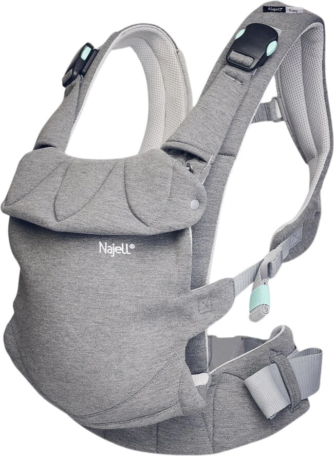 Baby Carrier Najell Easy - Mercury Grey (3D Jersey) 3 Baby Carrier Najell Easy - Mercury Grey (3D Jersey)