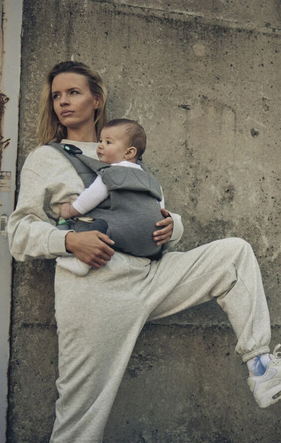 Baby Carrier Najell Easy - Mercury Grey (3D Jersey) 6 Baby Carrier Najell Easy - Mercury Grey (3D Jersey) - Billede 4