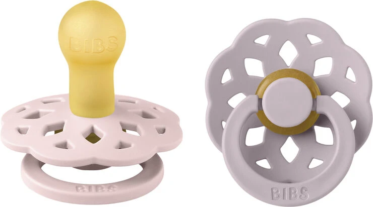 BIBS Boheme 2 PACK Latex Size 1 Blossom/Dusky Lilac Blossom / Dusky Lilac 3 BIBS Boheme 2 PACK Latex Size 1 Blossom/Dusky Lilac Blossom / Dusky Lilac