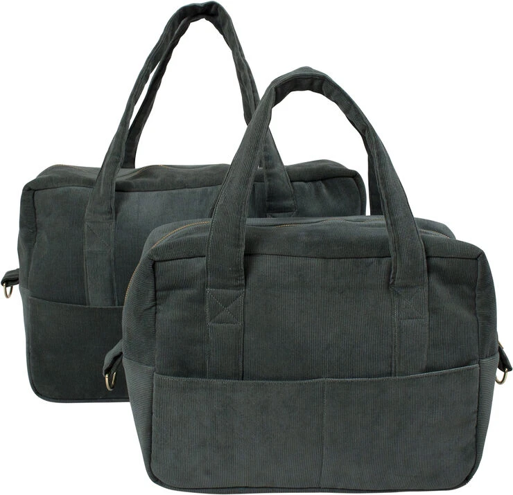 Filibabba Mommy Bag - Fløjl, Pine Green Pine Green 6 Filibabba Mommy Bag - Fløjl, Pine Green Pine Green - Billede 4