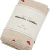 Konges Sløjd 3 PACK MUSLIN CLOTH GOTS AMOUR ROUGE -Ergobaby store unnamed file 899